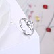 Adjustable 925 Sterling Silver Cubic Zirconia Finger Rings RJEW-BB20763-6-5