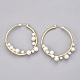 Pendientes de perlas de imitación de plástico ABS KK-S348-211-1