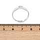 Componenti di anello in ottone&nbsp;X-KK-C3044-6mm-S-NF-4