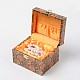Rectángulo chinoiserie regalo embalaje cajas de joyas de madera OBOX-F002-18B-02-3