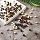 Craftdady perles en bois naturel WOOD-CD0001-02-10
