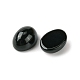 Synthetic Black Stone Cabochons G-A094-01B-38-2
