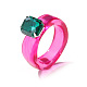 Harz-Fingerringe&nbsp;RJEW-Z007-03F-1