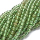 Perles d'apatite verts naturels brins G-A177-04-05-1