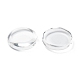 Cabochons en verre transparents ronds et plats double face de 18mm pour la fabrication de bijoux artisanaux photo X-GGLA-S601-1-3