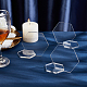 CHGCRAFT 15Sets Hexagon Acrylic Table Number Stands Acrylic Place Cards Blanks Acrylic Hexagon Blank Table Stand for Table Numbers Handwritten Name Banquet Wedding Birthday Party 65.5x75.5x3mm TACR-CA0001-10-4