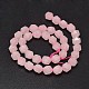 Faceted Natural Rose Quartz Beads Strands G-K066-10-10mm-2