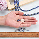 Yilisi 3 brins 3 brins de perles de jaspe à pois bleus naturels G-YS0001-03-5