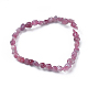 Natural Mixed Gemstone Bead Stretch Bracelets BJEW-K213-M03-3