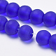 Chapelets de perles en verre transparente   GLAA-Q064-10-4mm-3