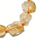 Natürlichen Citrin Perlen Stränge G-E401-H04-3