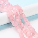 Perlas de cuarzo rosa cruda naturales ásperos G-B065-C01-2