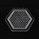 Hexagon ABC Pegboards used for 5x5mm DIY Fuse Beads X-DIY-S002-14-1