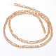 Faceted Cube Full Rainbow Plated Transparent Electroplate Glass Beads Strands EGLA-J133-FR07-2