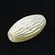 ABS Plastic Imitation Pearl Beads X-MACR-G006-1-2