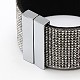 Trendy Wide Slake Cord Bracelets BJEW-A098-B01-3