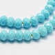 Chapelets de perles en verre GLAA-P312-06-4x6mm-01-3