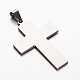 Croix avec des mots 304 inoxydable pendentifs en acier X-STAS-N068-47B-3