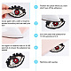 AHANDMAKER 6 Pcs Eye Beaded Patches for Clothes FIND-GA0002-49-3