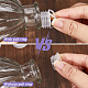 GORGECRAFT 60Pcs 3 Sizes Plastic Bottle Stoppers with Pull Ring Salt and Pepper Shaker Stoppers Clear Replacement Plug 11mm 13mm 19mm Inner Diameter Reusable Column End Covers for Pots Bottles KY-GF0001-41C-7