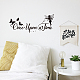 SUPERDANT Fairy Wall Decals Fairy Tale Wall Stickers Once Upon a Time Quote Wall Decor Vinyl Wall Self-adhesive Sticker Decoration for Nursery Living Room Bedroom Classroom 23.8x51.6cm DIY-WH0377-038-3