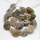 Natural Raw Rough Gemstone Labradorite Beads Strands G-L159-11-3