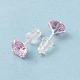 Boucles d'oreilles clous diamant zircone cubique STER-M105-01C-S-4
