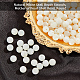 Fili di perle di conchiglia trochid naturale / trochus SHEL-WH0001-008-5