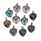 Natural & Synthetic Mixed Gemstone Pendants G-A207-01AS-1