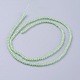 Chapelets de perles en verre imitation jade X-GLAA-G045-A11-2