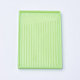 トレイプレート  ラインストーンドリルポイントプレート  黄緑  8.9x6.2x0.7cm X-DIY-WH0024-03-2