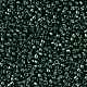 TOHOラウンドシードビーズ  日本製シードビーズ  （384)内側の色は緑/緑  15/0  1.5mm  穴：0.7mm  約15000個/50g SEED-XTR15-0384-2