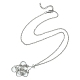 304 chaine câble inox pochette macramé support pierre vide pour fabrication colliers pendentifs NJEW-TA00083-01-1