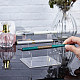 3-stöckiger transparenter Acryl-Stifthalter-Präsentationsständer AJEW-WH0347-85-3