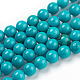 Natural Magnesite Beads Strands TURQ-L019-8mm-01-1