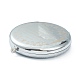 (defekter Ausverkauf: Alphabet Druckfehler) Edelstahlsockel tragbare Make-up-Kompaktspiegel STAS-XCP0001-36-7