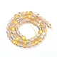 Chapelets de perles en pierre de lune synthétique G-R375-6mm-A15-3