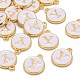 Ciondoli in lega placcati in oro X-ENAM-S118-01Y-4