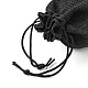 Мешки мешка шнурка упаковки мешка мешка имитационные полиэфирные ABAG-R005-14x10-09-3