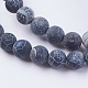 Natural Weathered Agate Beads Strands G-G589-8mm-M-3