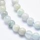 Chapelets de perles en aigue-marine naturelle G-K256-60C-3