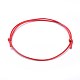 Fabrication de bracelet en corde de polyester ciré coréen écologiques BJEW-JB04256-06-1