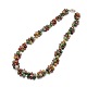 Natural Gemstone Cluster Beaded Necklaces X-NJEW-P084-10-1