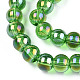 Electroplate Transparent Glass Beads Strands GLAA-T032-T6mm-AB07-2