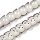 Chapelets de perles vernissées manuelles LAMP-N021-42E-1