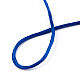 ポリエステルラテイルサテンコード  中国の結び目  ジュエリー作り  ブルー  2mm  約21.87ヤード（20m）/バンドル  6のバンドル/袋 OCOR-Q006-20-3