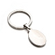 Oval with Virgin Mary 304 Stainless Steel Keychain KEYC-L009-22A-2