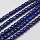 Natural Lapis Lazuli Barrel Beads Strands G-F202-01-10x10mm-3