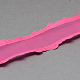 ポリエステルレースオーガンジーリボン  濃いピンク  1インチ（25mm）  約20ヤード/ロール（18.288メートル/ロール） ORIB-S032-08-1