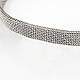 304 Stainless Steel Mesh Bracelets BJEW-D290-01-2